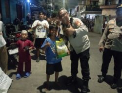 Polsek Koja Gelar Fun Night Run 100 Meter, Dorong Remaja Isi Waktu dengan Kegiatan Positif