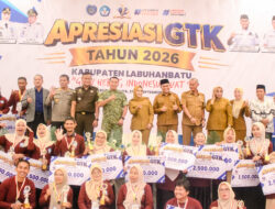 Bupati Labuhanbatu Berikan Apresiasi Kepada GTK Dedikatif dan Transformatif Tahun 2026