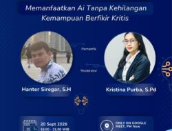 AI Makin Pintar, Manusia Jangan Sampai Kehilangan Cara Berpikir