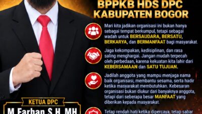 Bang Haji Farhan SH MH Berikan Motivasi Sosial Kepada Jajaran BPPKB Banten HDS DPC Kabupaten Bogor