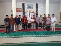 Safari Jum’at, PAC PP Kualuh Hulu Sambangi Mesjid Di Pulo Dogom dan Berikan Bantuan.