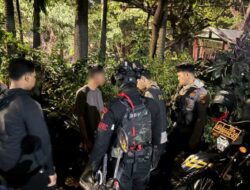 Patroli Brimob Cegah Balap Liar di Jaktim, Empat Motor Diamankan