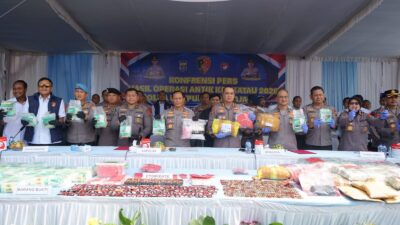 Ops Antik Krakatau 2026, Polda Lampung Ungkap 379 Kasus Narkoba dan Sita 85,9 Kilogram Sabu