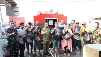 Koramil 05/Cilincing Salurkan Air Bersih untuk Warga Kalibaru, Rangkaian Bakti TNI AD HUT ke-81