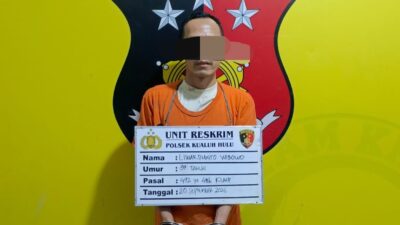 Unit Reskrim Polsek Kualuh Hulu Tangkap Pelaku Penipuan Modus Kerja di Medan