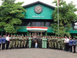 Dandim 0502/Jakarta Utara Pimpin Upacara Kesaktian Pancasila dan Kenaikan Pangkat Personel