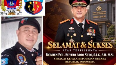 Dedi Supiandi Ucapkan Selamat kepada Komjen Suyudi Ario Seto atas Jabatan Baru sebagai Kapolri
