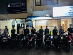 Brimob Metro Jaya Amankan 10 Motor dari Lokasi Diduga Balap Liar di Duren Sawit