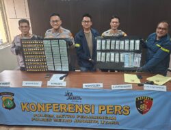 Polsek Penjaringan Bongkar Toko Kosmetik Berkedok Penjualan Obat Keras