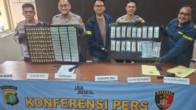 Polsek Penjaringan Bongkar Toko Kosmetik Berkedok Penjualan Obat Keras