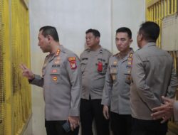 Kapolres Metro Jakarta Utara Cek Ruang Tahanan, Pastikan Keamanan dan Kelayakan Makanan