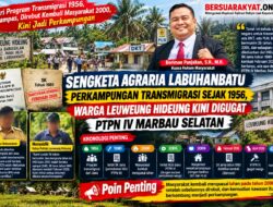Sengketa Agraria Labuhanbatu: Perkampungan Transmigrasi Sejak 1956, Warga Leuweung Hideung Kini Digugat PTPN IV Marbau Selatan