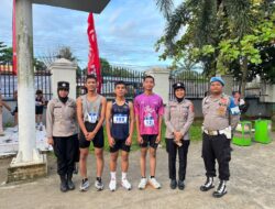 Humanis dan Bersahabat, Polwan Polres Labusel Hadir di Car Free Day SBBK Kotapinang, Pastikan Aktivitas Warga Aman dan Kondusif