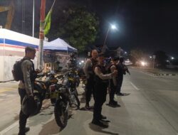 Cegah Gangguan Kamtibmas, Polres Metro Jakarta Utara Sisir Sejumlah Kawasan Lewat Patroli Malam