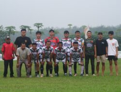 Quatrick Anju, Bawa Satgas Grib FC Kandaskan KNPI Na IX X Dengan Skor 4-1.