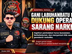 GANI Labuhanbatu Raya Dukung Operasi Sarang Narkoba, Ingatkan Polisi: Jangan Gencar Sesaat, Lalu Peredaran Narkoba Kembali Merajalela!