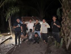 Operasi Sarang Narkoba Dini Hari Di Desa Sei Sentang, Polsek Kualuh Leidong Amankan 3 Pria.