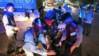 Polres Pelabuhan Tanjung Priok Gelar Patroli Cipta Kondisi dan Strongpoint, Antisipasi Gangguan Kamtibmas pada Dini Hari