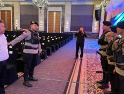 Jelang Konferensi Ekonomi Kreatif, Brimob Sterilisasi Area Hotel Kempinski