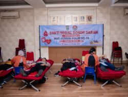 Donor Darah Warnai Hari Jadi Ke-75 Humas Polri, Bidhumas Polda Metro Jaya Dorong Kepedulian Kemanusiaan