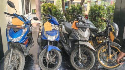 Polsek Penjaringan Ringkus Lima Pelaku Curanmor, Empat Motor Disita
